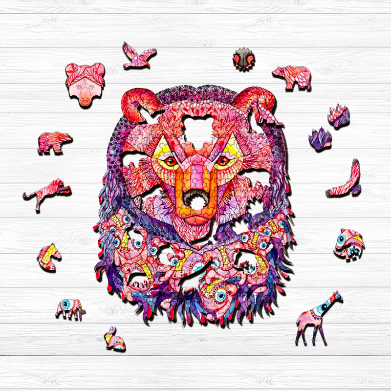 Rare Bear Wooden Jigsaw Puzzle - aimpuzzle