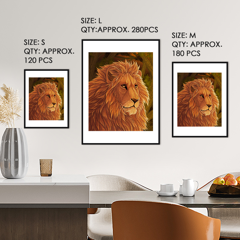 East African Lion Wooden Jigsaw Puzzle - aimpuzzle