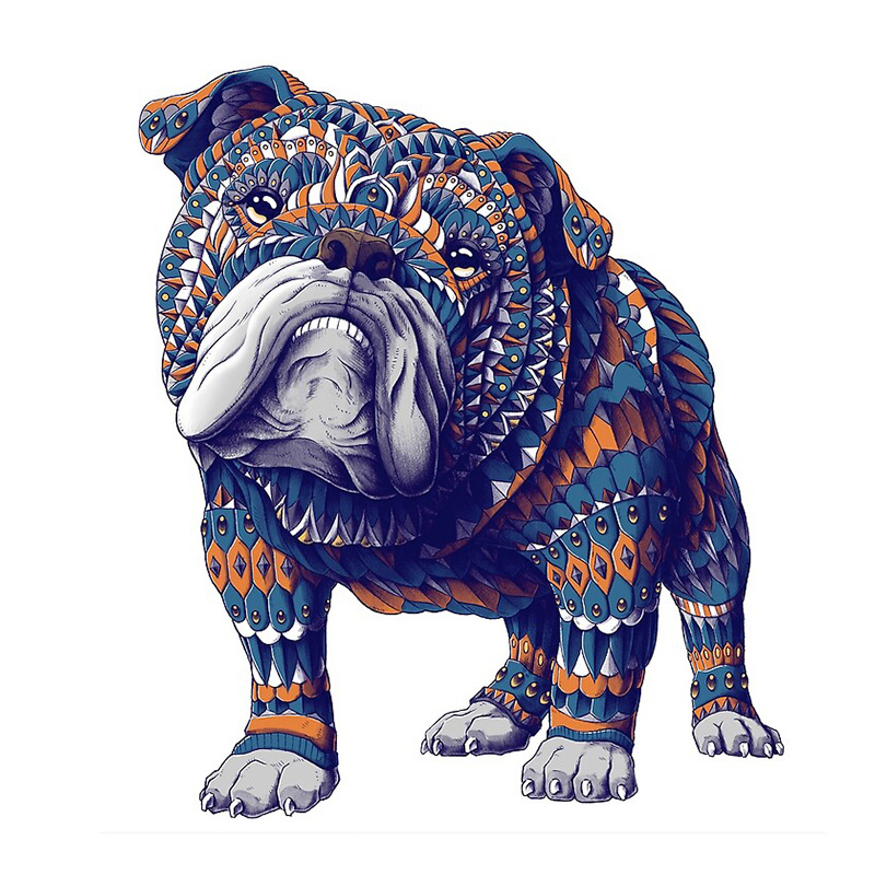 Bulldog Wooden Jigsaw Puzzle - aimpuzzle