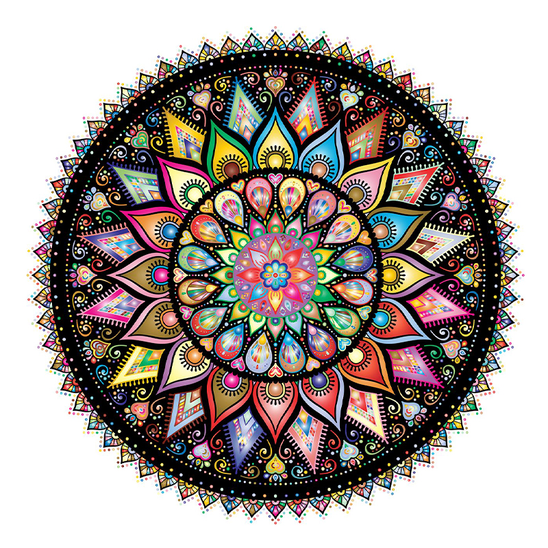 Mandala Wooden Jigsaw Puzzle - aimpuzzle