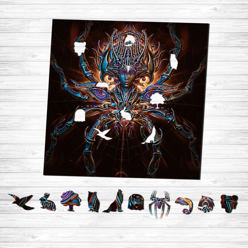 Spider Queen Wooden Jigsaw Puzzle - aimpuzzle