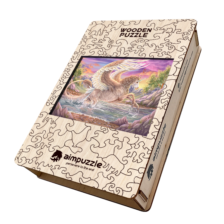 Unicorns Wooden Jigsaw Puzzle - aimpuzzle