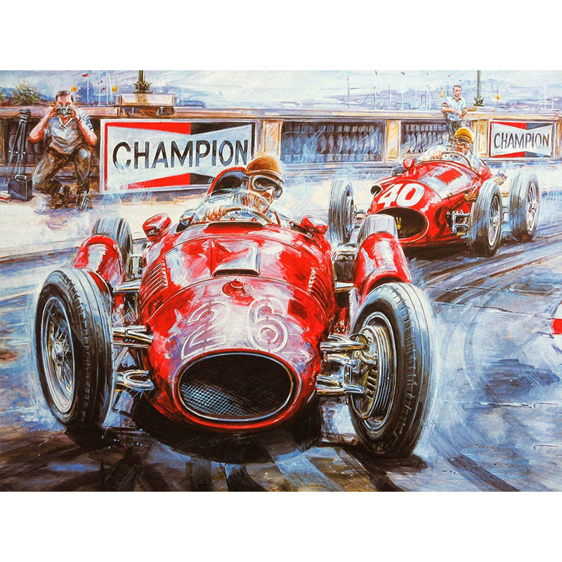 Racing Wooden Jigsaw Puzzle - aimpuzzle