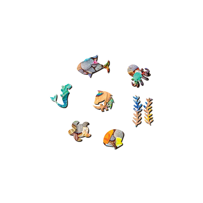 Drift Bottle Beach Wooden Jigsaw Puzzle - aimpuzzle