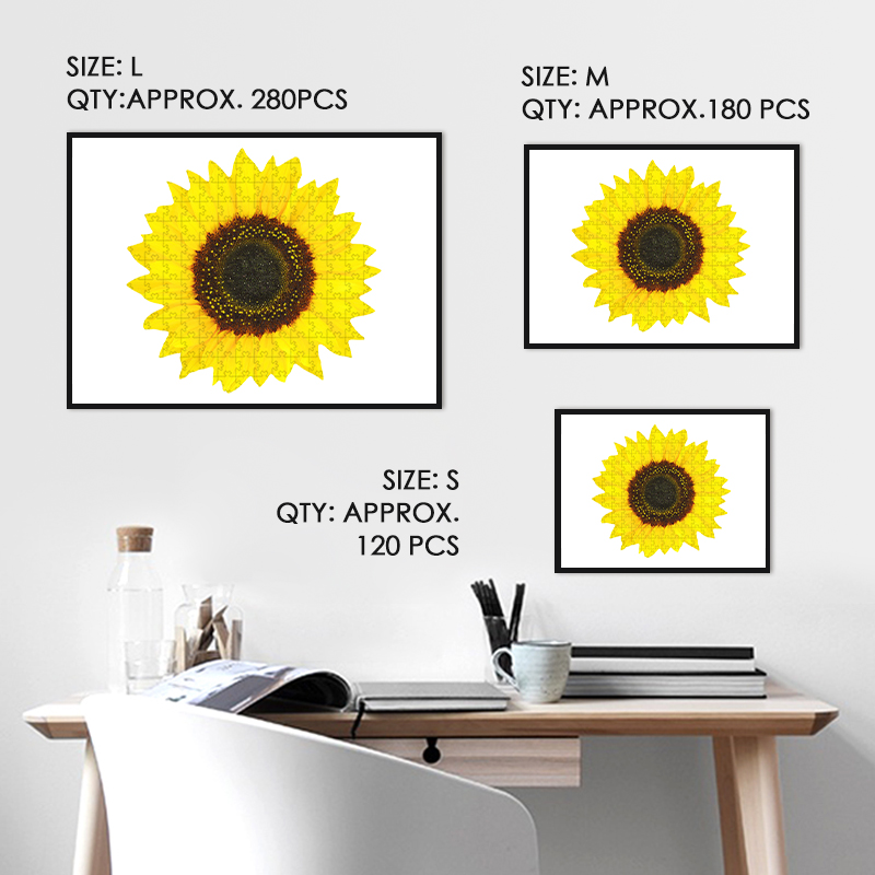 Sunflower Wooden Jigsaw Puzzle - aimpuzzle