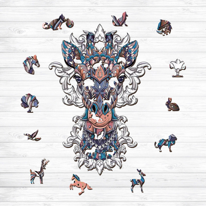 Giraffe Wooden Jigsaw Puzzle - aimpuzzle