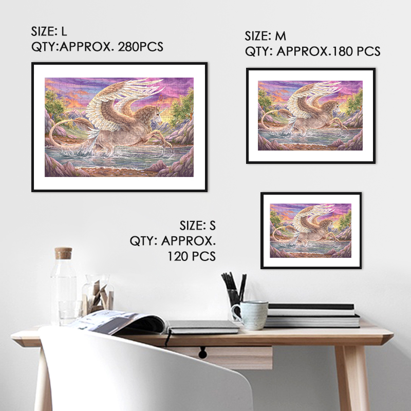 Unicorns Wooden Jigsaw Puzzle - aimpuzzle