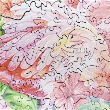 Flamingos Wooden Jigsaw Puzzle - aimpuzzle