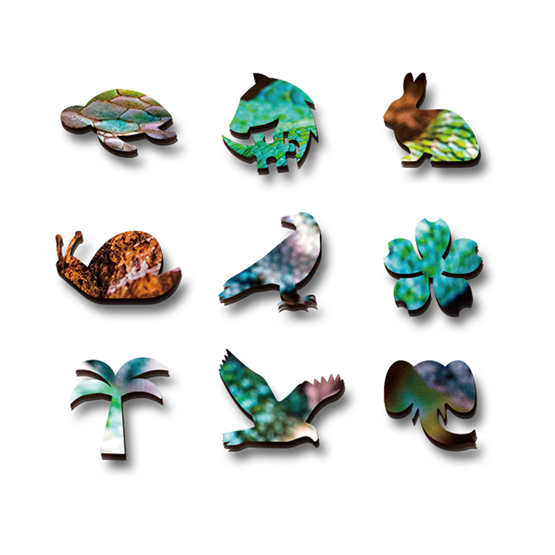 Handsome Chameleon Wooden Jigsaw Puzzle - aimpuzzle