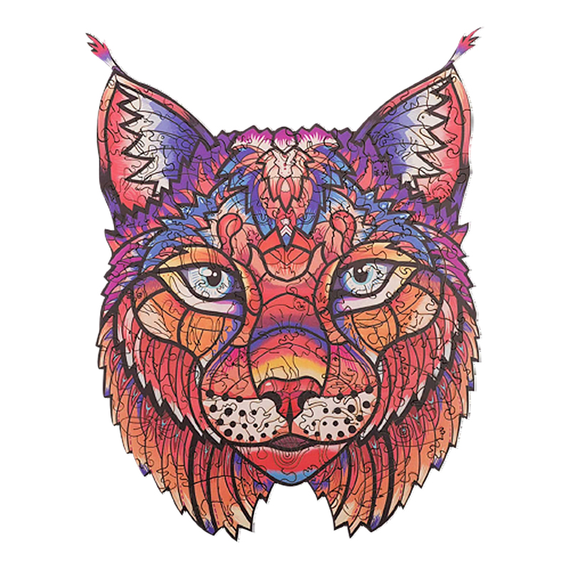 Bob Cat Wooden Jigsaw Puzzle - aimpuzzle