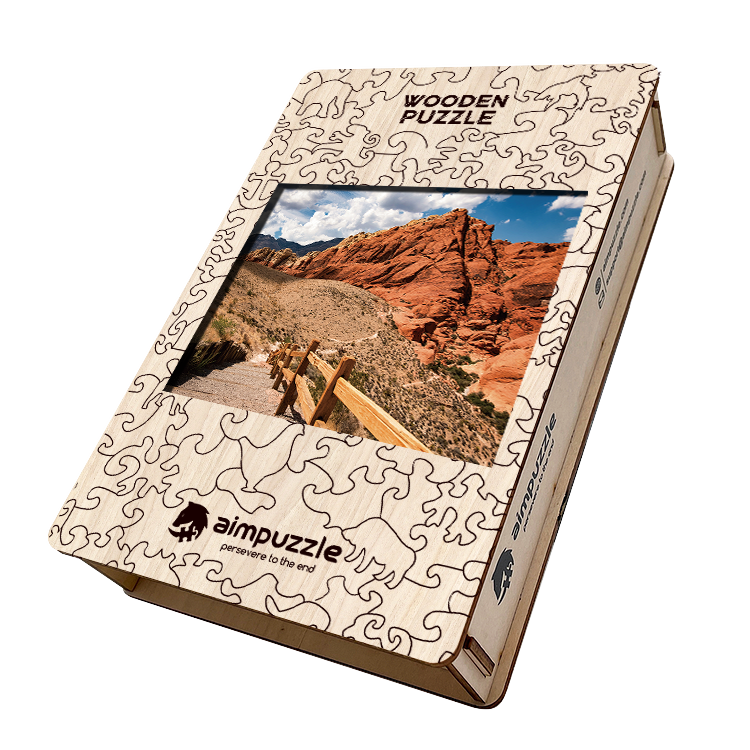 Red Rocks Wooden Jigsaw Puzzle - aimpuzzle