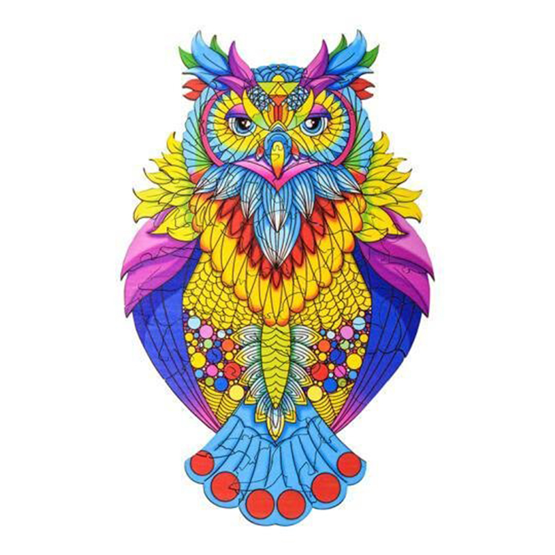 Owl Wooden Jigsaw Puzzle - aimpuzzle