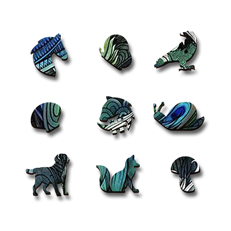 Peacock Wooden Jigsaw Puzzle - aimpuzzle