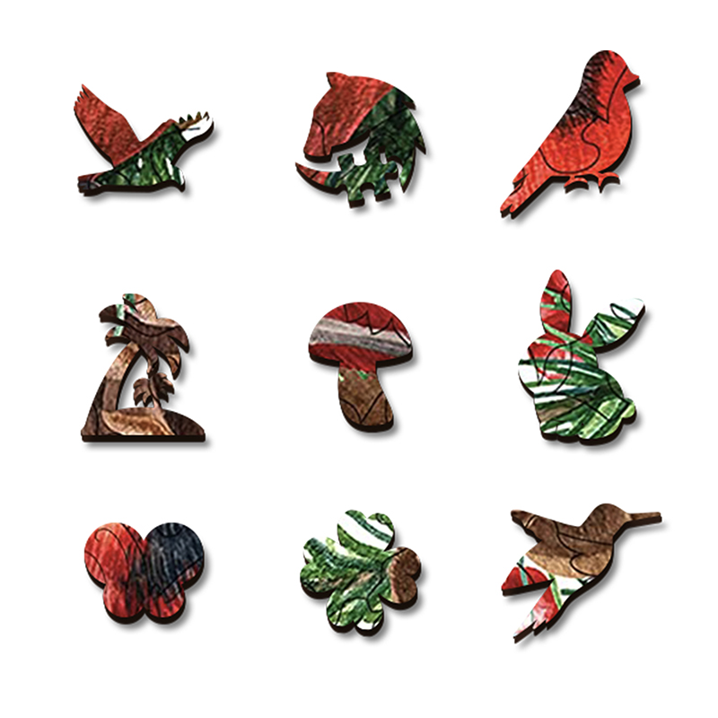 Cardinal Bird Wooden Jigsaw Puzzle - aimpuzzle