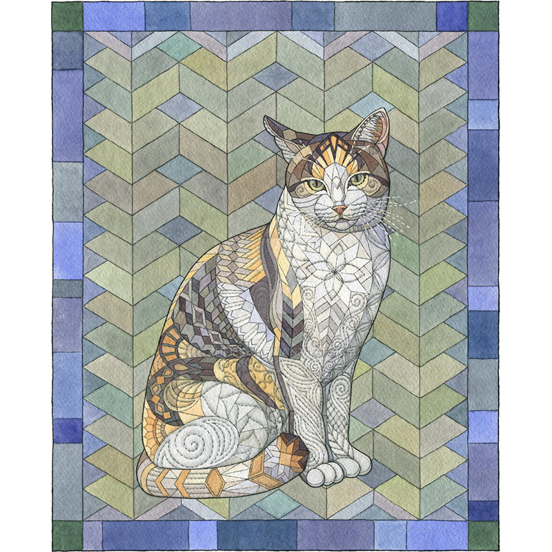 Calico Cat Wooden Jigsaw Puzzle - aimpuzzle