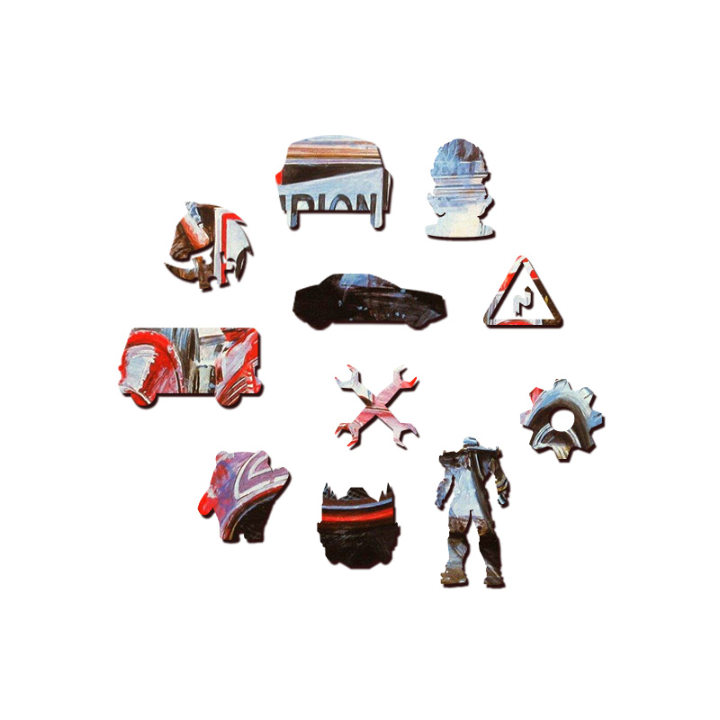 Racing Wooden Jigsaw Puzzle - aimpuzzle