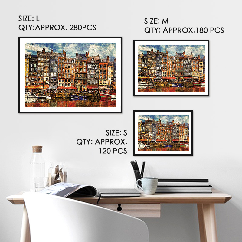 Honfleur Wooden Jigsaw Puzzle - aimpuzzle