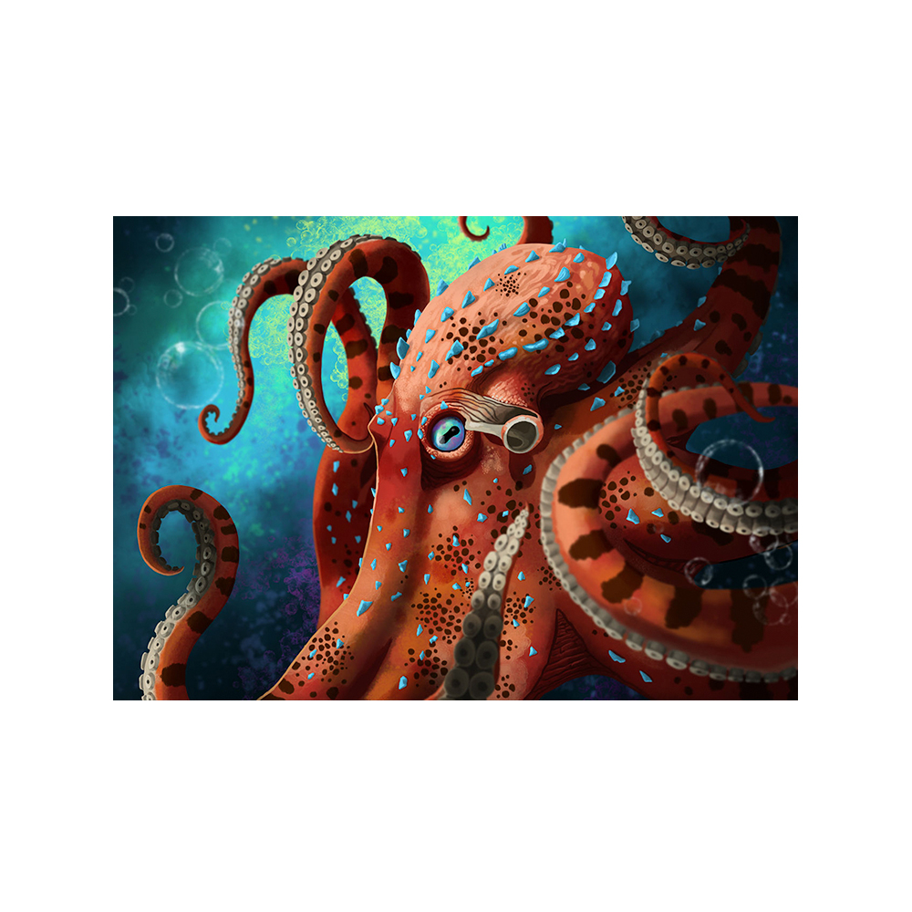 Sea Monster Octopus Wooden Jigsaw Puzzle - aimpuzzle