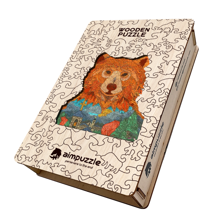 Bear Wooden Jigsaw Puzzle - aimpuzzle