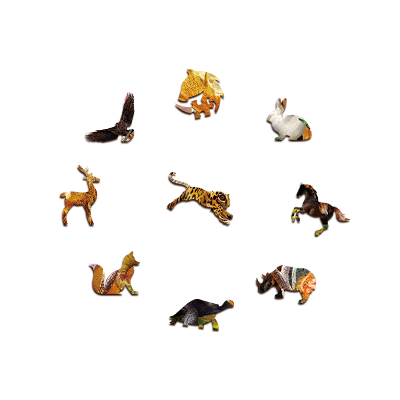 Animal World Wooden Jigsaw Puzzle - aimpuzzle