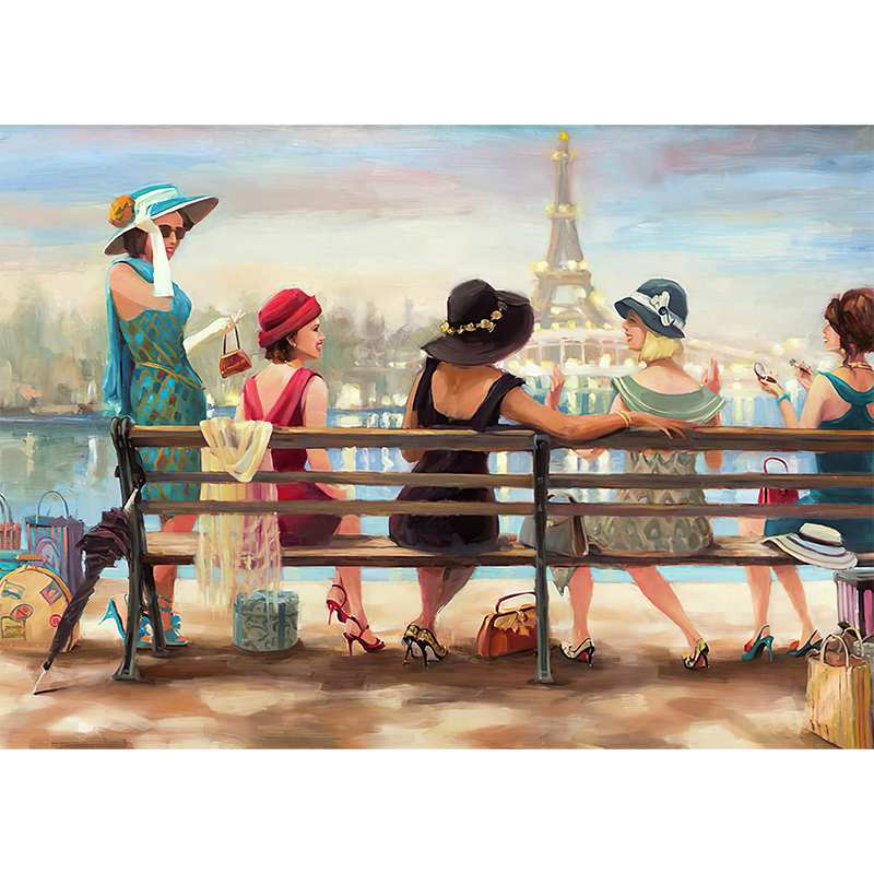 Modern Girl Wooden Jigsaw Puzzle - aimpuzzle