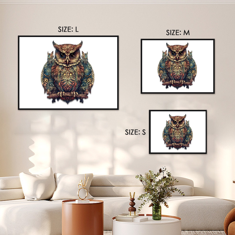 Owl Wooden Jigsaw Puzzle - aimpuzzle