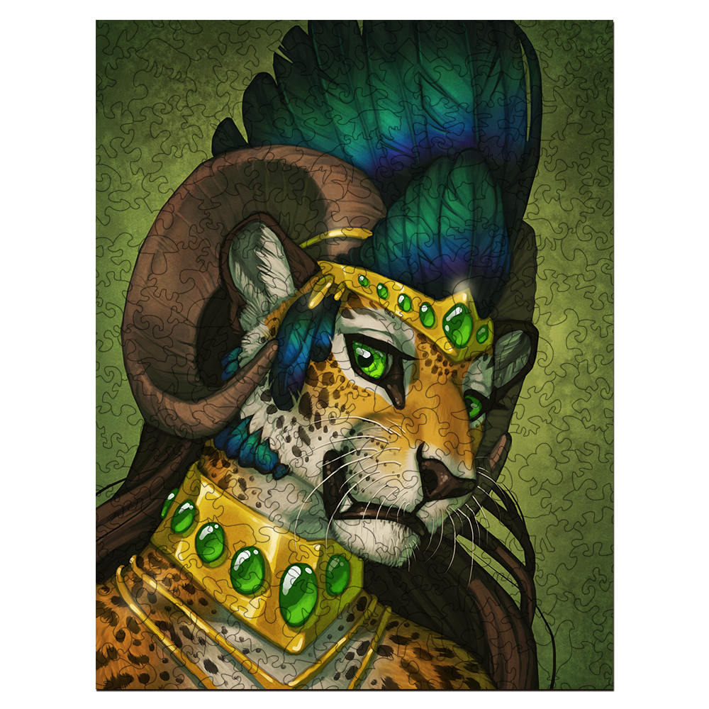 Queen Leopard Wooden Jigsaw Puzzle - aimpuzzle