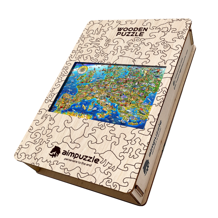 World Landmarks Wooden Jigsaw Puzzle - aimpuzzle