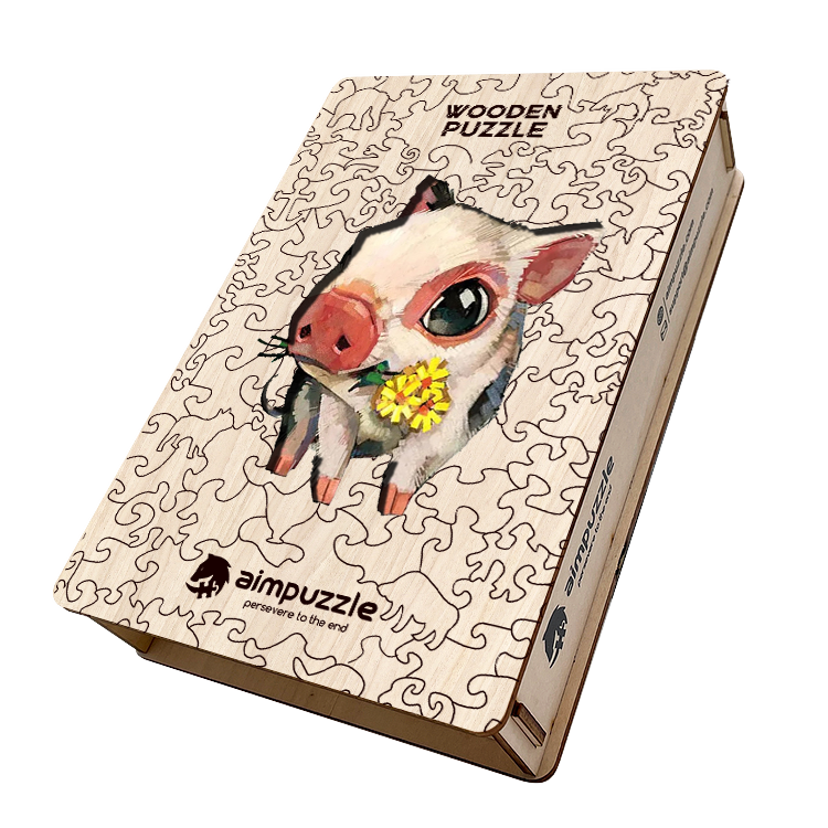 Piglet Wooden Jigsaw Puzzle - aimpuzzle