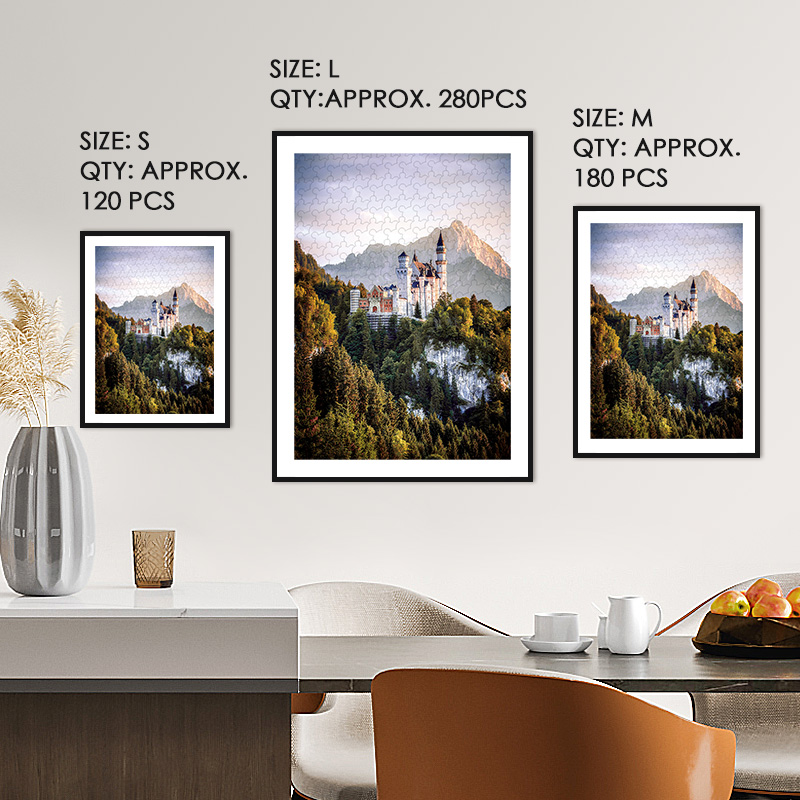 Neuschwanstein Castle Wooden Jigsaw Puzzle - aimpuzzle