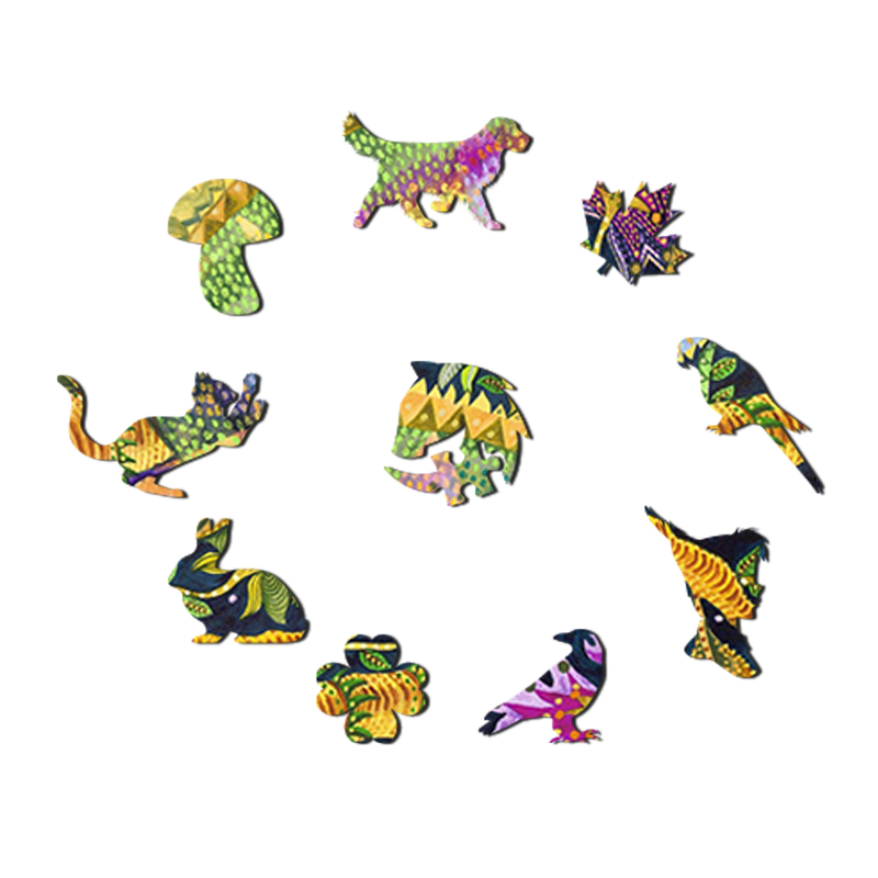 Chameleon Wooden Jigsaw Puzzle - aimpuzzle