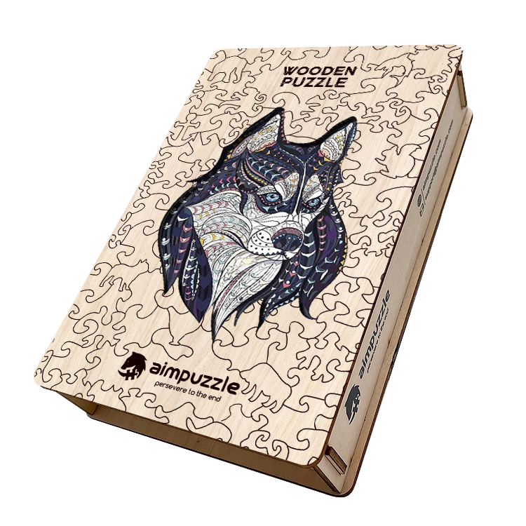 Husky Wooden Jigsaw Puzzle - aimpuzzle
