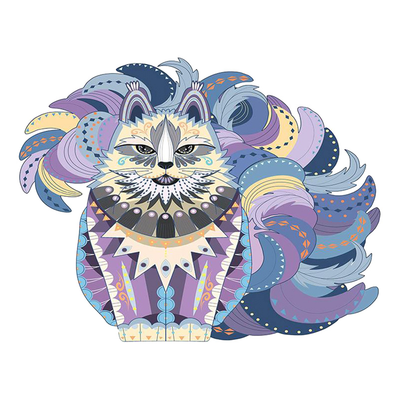 Nine Tails Cat Wooden Jigsaw Puzzle - aimpuzzle