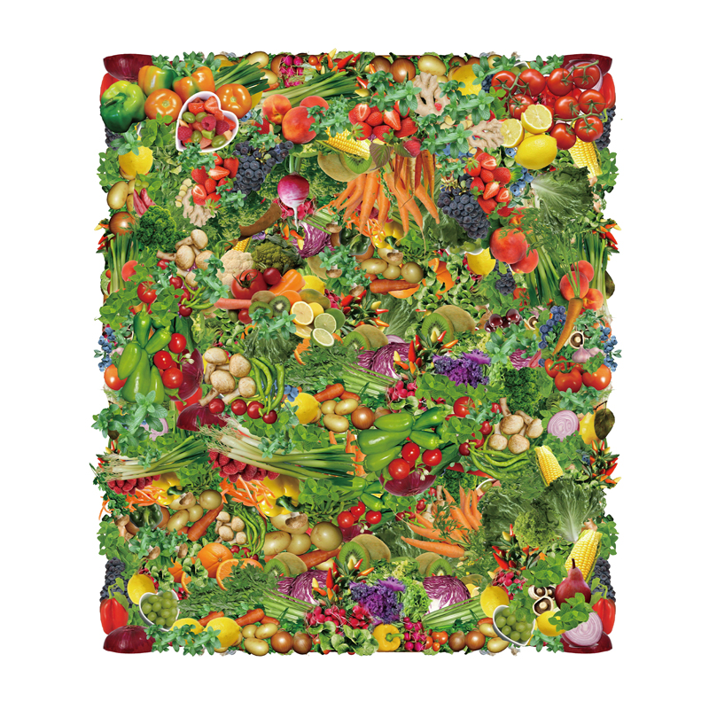 Vegetables and Fruits Wooden Jigsaw Puzzle - aimpuzzle