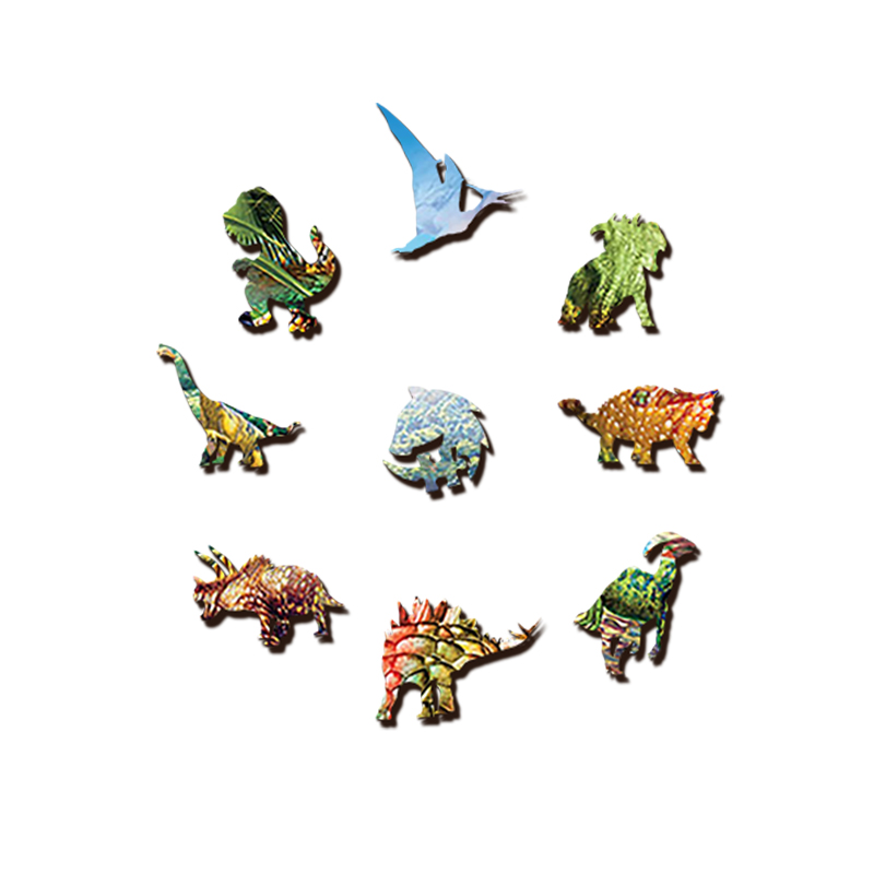Jurassic Dinosaurs Wooden Jigsaw Puzzle - aimpuzzle
