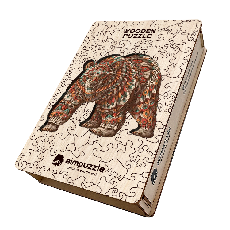 Bear Wooden Jigsaw Puzzle - aimpuzzle