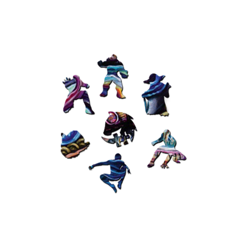 Mandala Eyes Wooden Jigsaw Puzzle - aimpuzzle