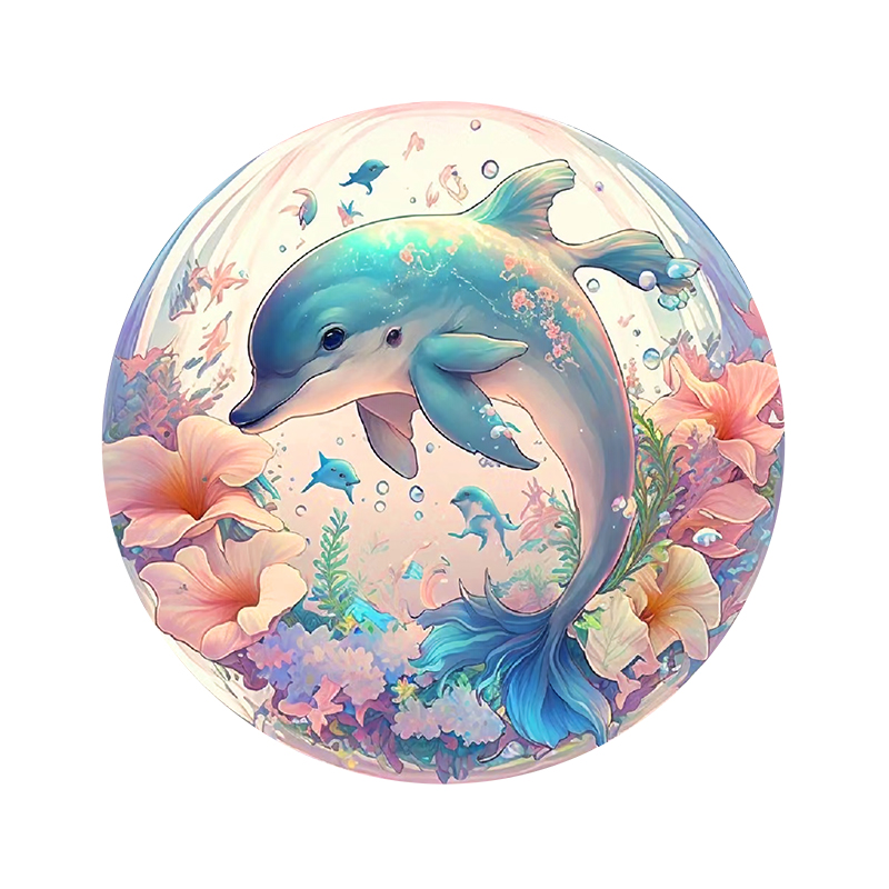 Bubbly Dolphin Wooden Jigsaw Puzzle - aimpuzzle