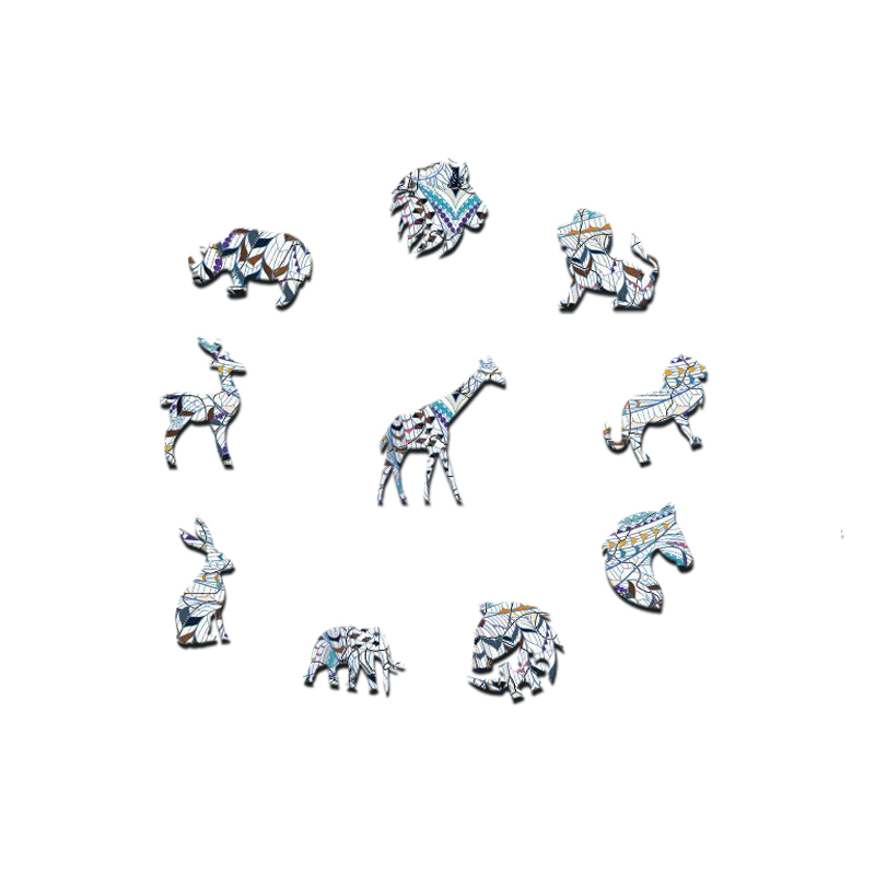 White Owl Wooden Jigsaw Puzzle - aimpuzzle