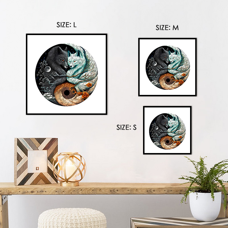 Blazing Red Eyed Fox Wooden Jigsaw Puzzle - aimpuzzle