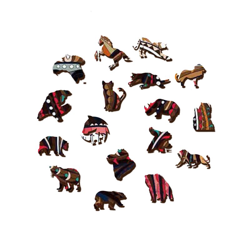 Bear Wooden Jigsaw Puzzle - aimpuzzle