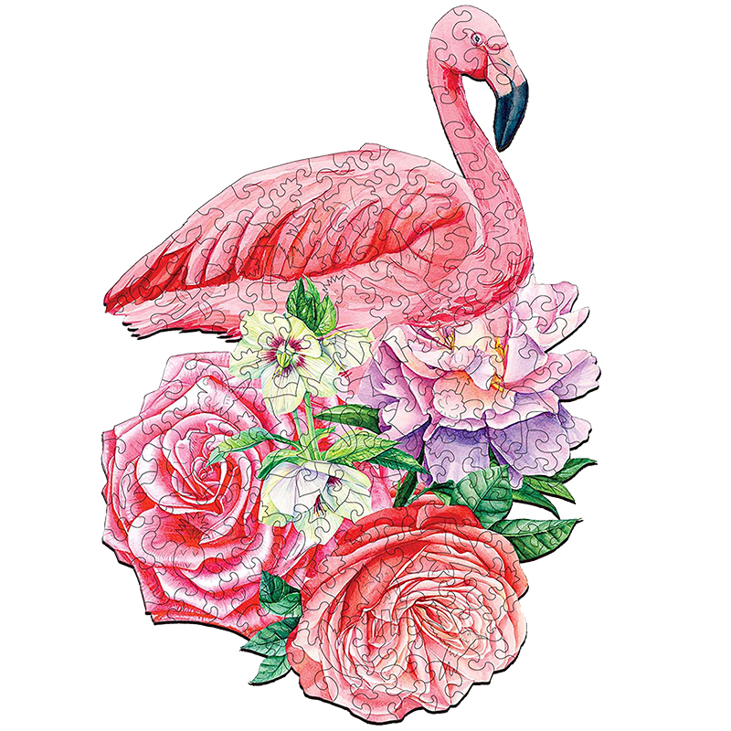 Flamingos Wooden Jigsaw Puzzle - aimpuzzle