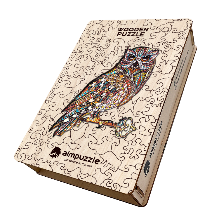Key Owl Wooden Jigsaw Puzzle - aimpuzzle