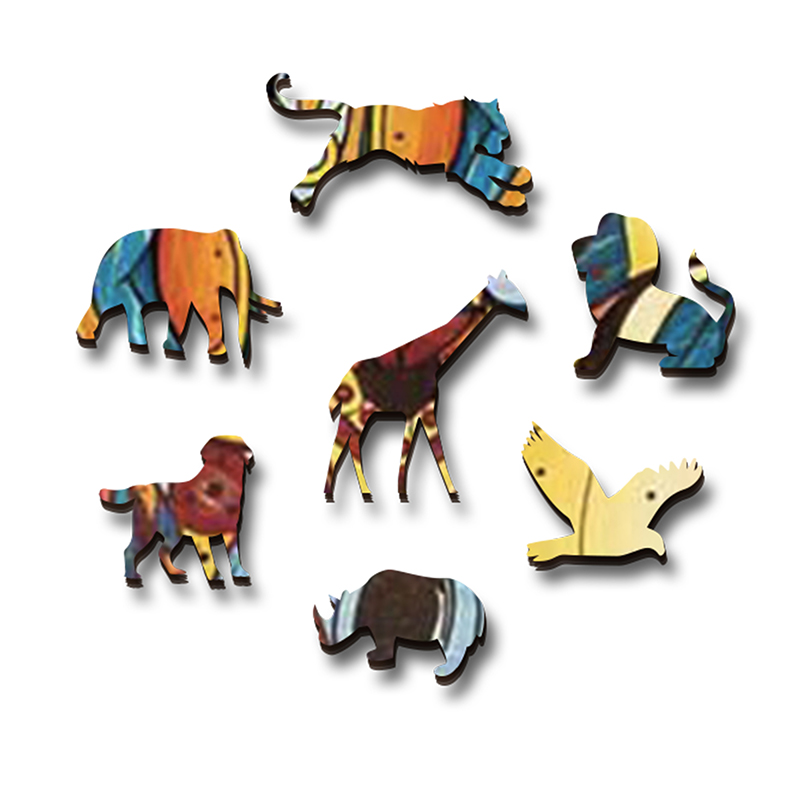 Giraffe Wooden Jigsaw Puzzle - aimpuzzle