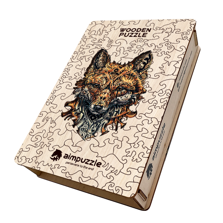 Fox Mask Wooden Jigsaw Puzzle - aimpuzzle