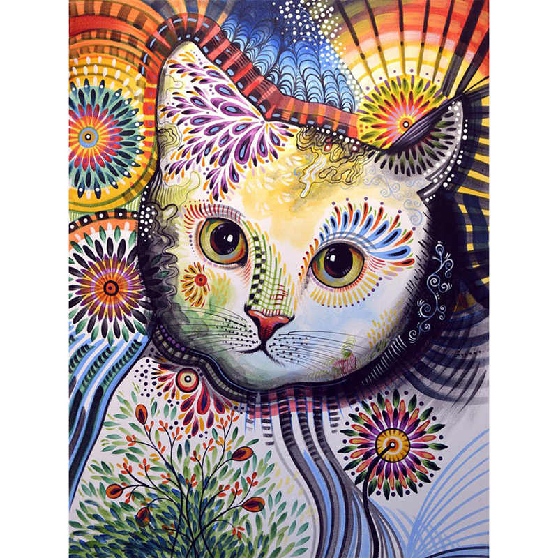 Big Eye Cat Wooden Jigsaw Puzzle - aimpuzzle