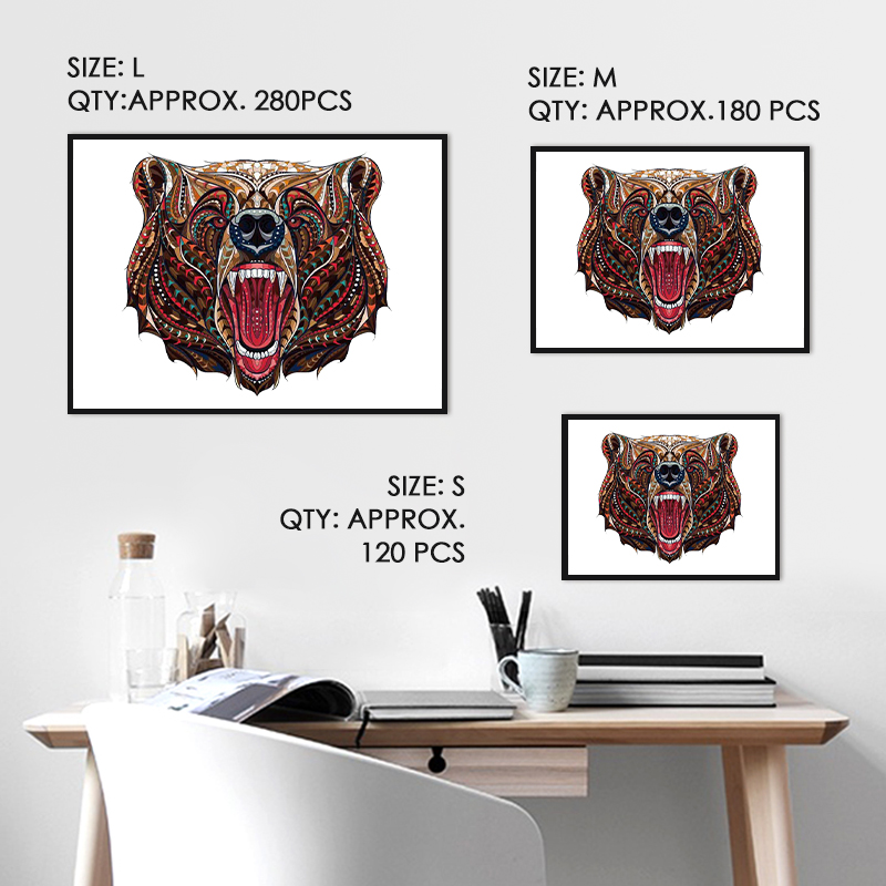 Bear Wooden Jigsaw Puzzle - aimpuzzle
