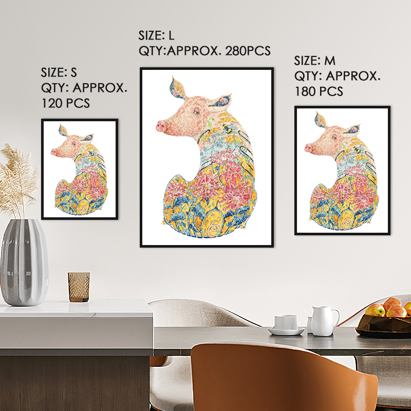 Pigs Wooden Jigsaw Puzzle - aimpuzzle