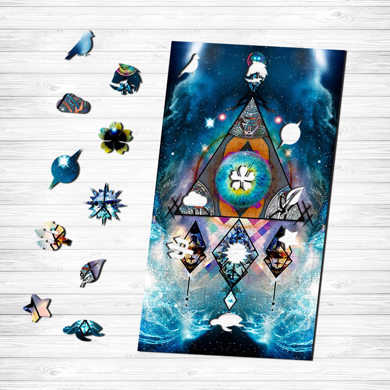 Illuminati Wooden Jigsaw Puzzle - aimpuzzle