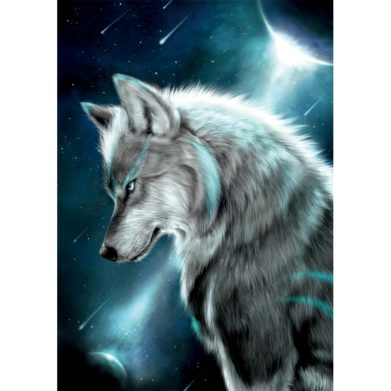 Gray Wolf Wooden Jigsaw Puzzle - aimpuzzle
